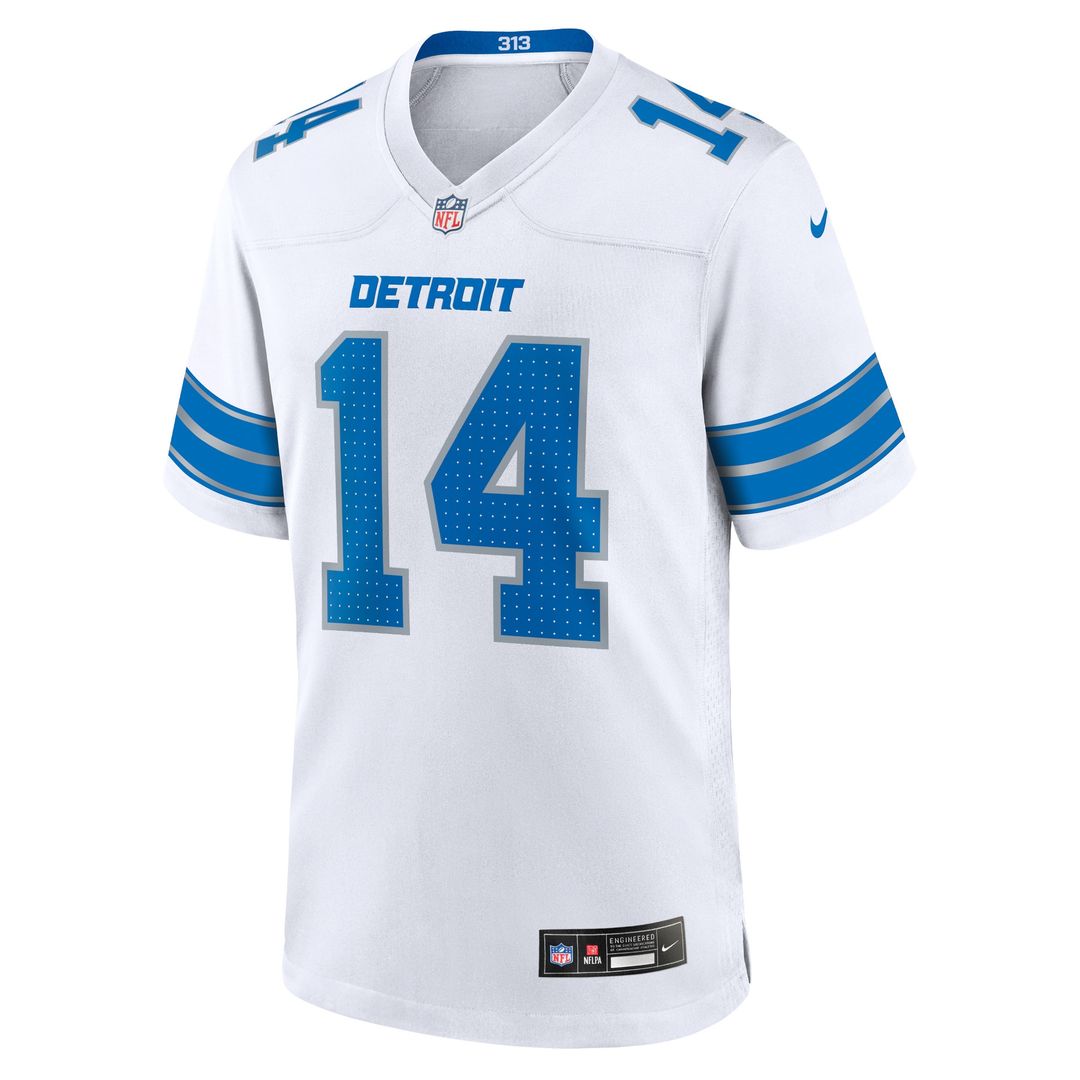 Amon-Ra St. Brown Detroit Lions Nike Game Jersey - Blue Official NFL Team Apparel Football Fan Gear