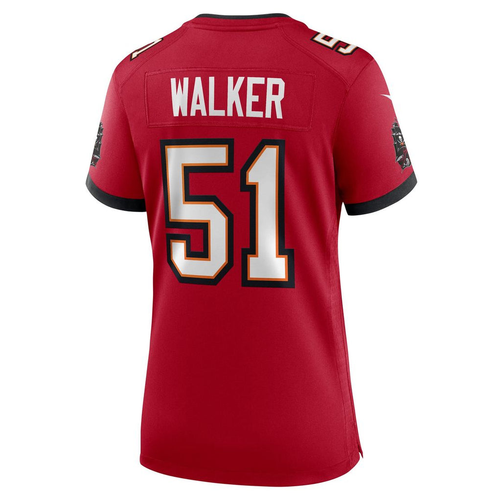 David Walker Tampa Bay Buccaneers Nike Women's Team Game Jersey - Red Official NFL Team Apparel Football Fan Gear