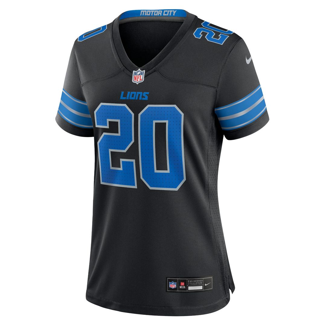 Barry Sanders Detroit Lions Nike Women's 2nd Alternate Retired Player Game Jersey - Black Official NFL Team Apparel Football Fan Gear