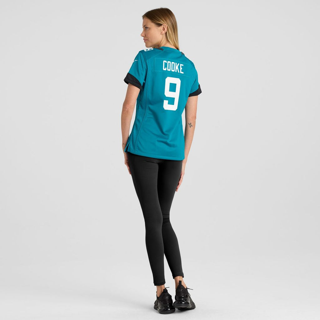 Logan Cooke Jacksonville Jaguars Nike Women's Game Jersey - Teal Official NFL Team Apparel Football Fan Gear