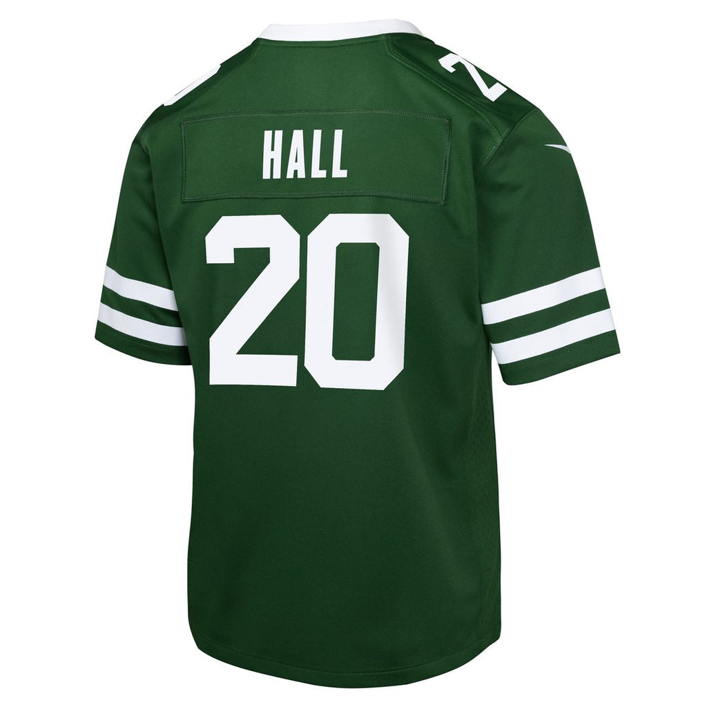 Breece Hall New York Jets Nike Youth Game Jersey - Black Official NFL Team Apparel Football Fan Gear