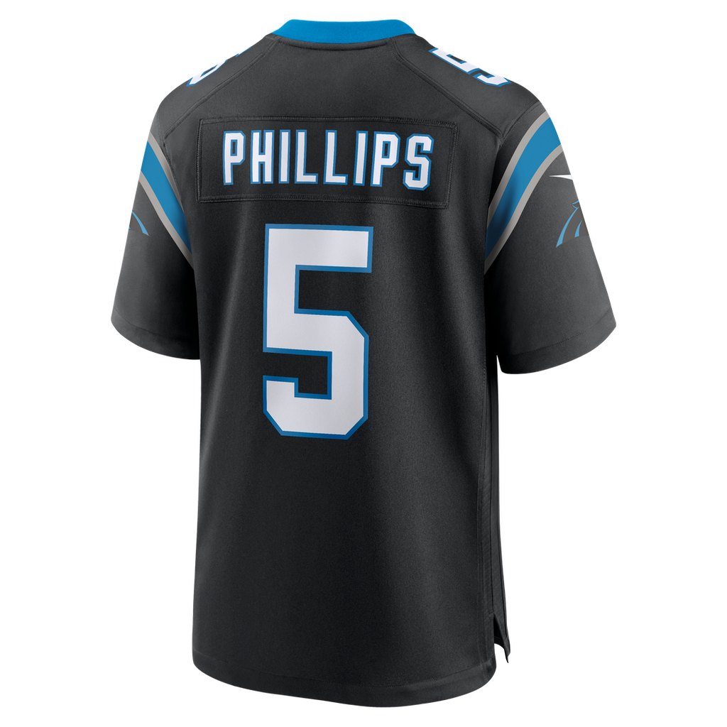 Jaelan Phillips Carolina Panthers Nike Game Jersey - Black Official NFL Team Apparel Football Fan Gear