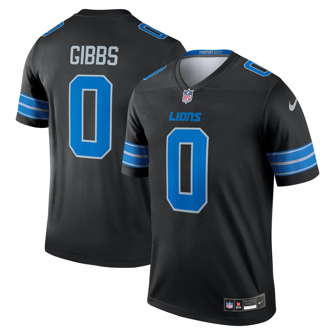 Jahmyr Gibbs Detroit Lions Nike Legend Player Performance Top - Blue NFL Fan Gear Popular Style
