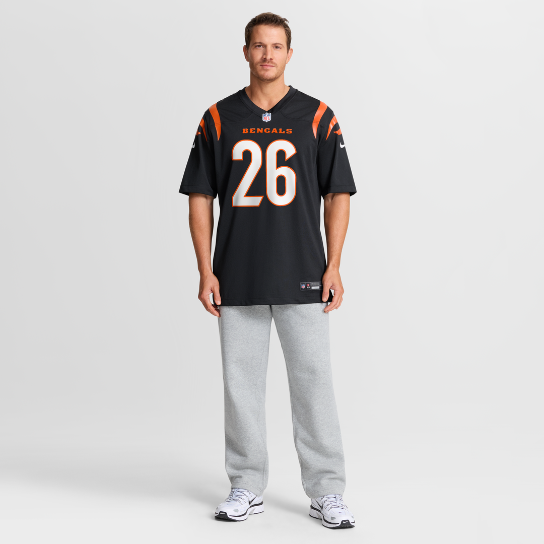 Ja'Sir Taylor Cincinnati Bengals Nike Team Game Jersey - Black Official NFL Team Apparel Football Fan Gear