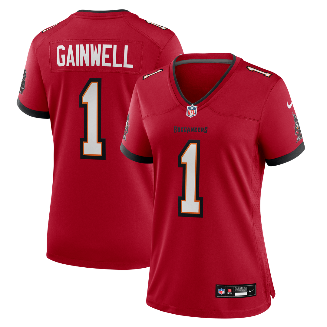 Kenneth Gainwell Tampa Bay Buccaneers Nike Women's Team Game Jersey - Red Official NFL Team Apparel Football Fan Gear