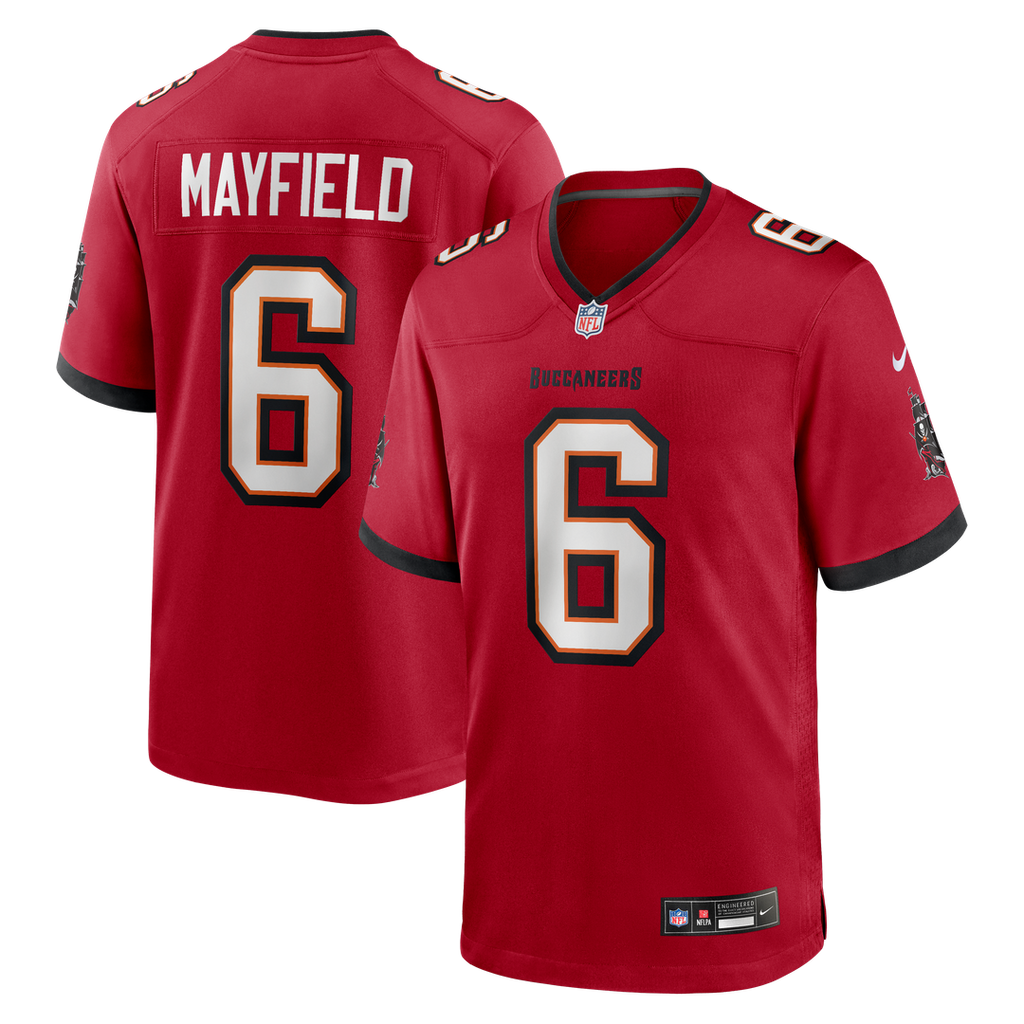 Baker Mayfield Tampa Bay Buccaneers Nike Team Game Jersey - Red Official NFL Team Apparel Football Fan Gear
