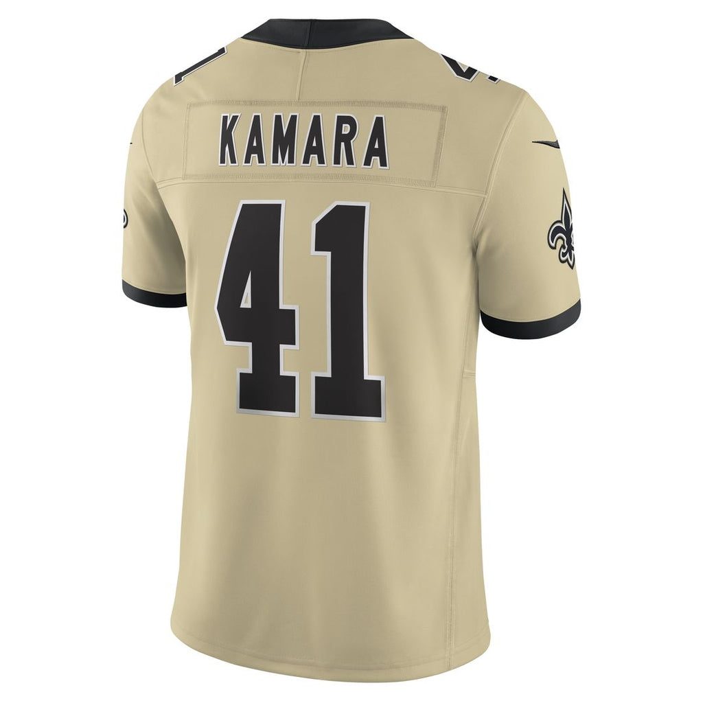 Alvin Kamara New Orleans Saints Nike Gameday Golds Alternate Vapor F.U.S.E. Limited Jersey - Gold Official NFL Team Apparel Football Fan Gear