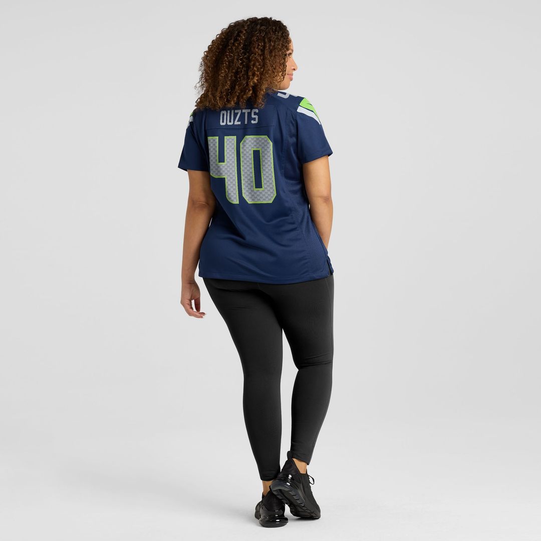 Robbie Ouzts Seattle Seahawks Nike Women's Team Game Jersey - College Navy Official NFL Team Apparel Football Fan Gear