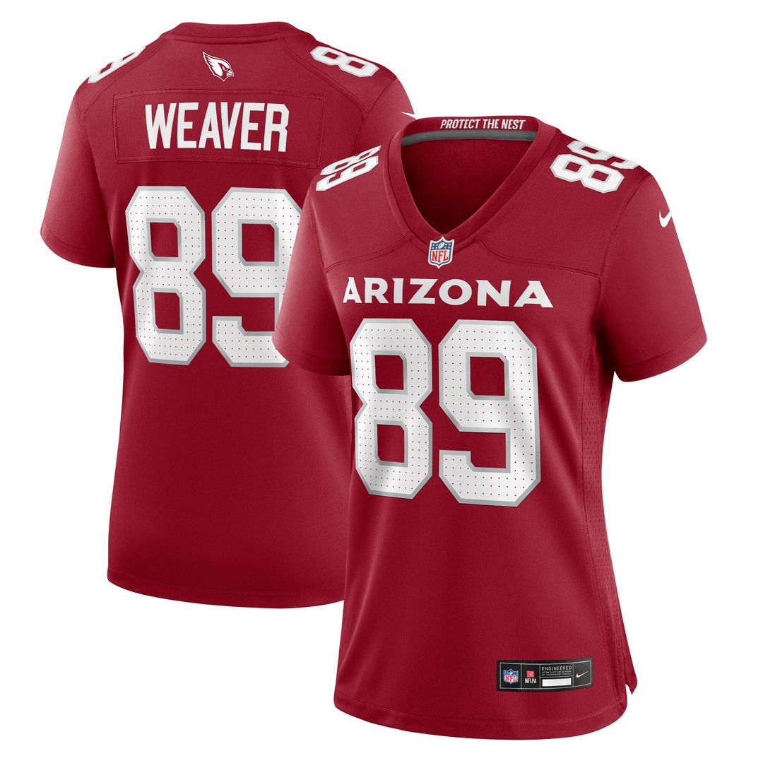 Xavier Weaver Arizona Cardinals Nike Women's Game Jersey - Cardinal Official NFL Team Apparel Football Fan Gear