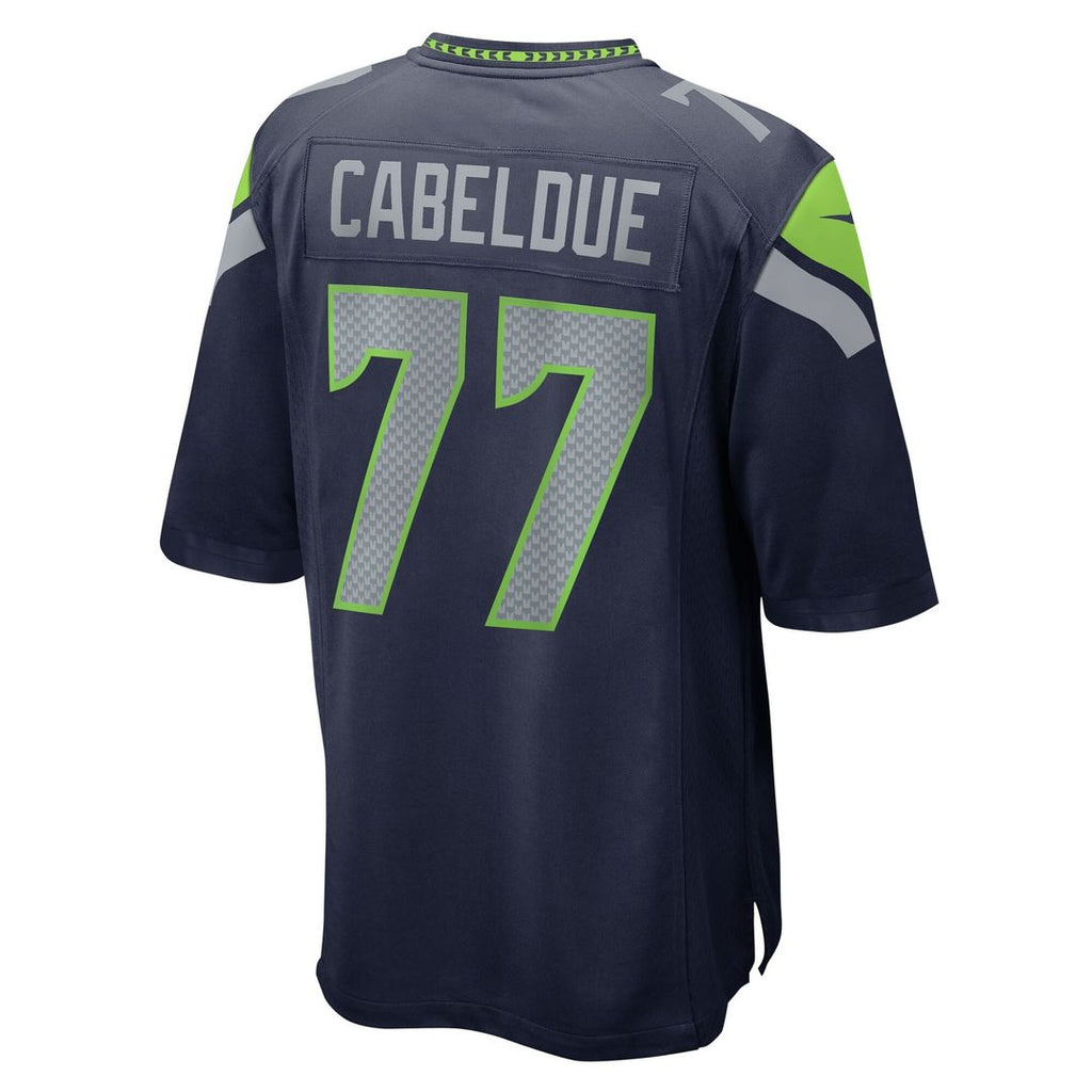 Bryce Cabeldue Seattle Seahawks Nike Team Game Jersey - College Navy Official NFL Team Apparel Football Fan Gear