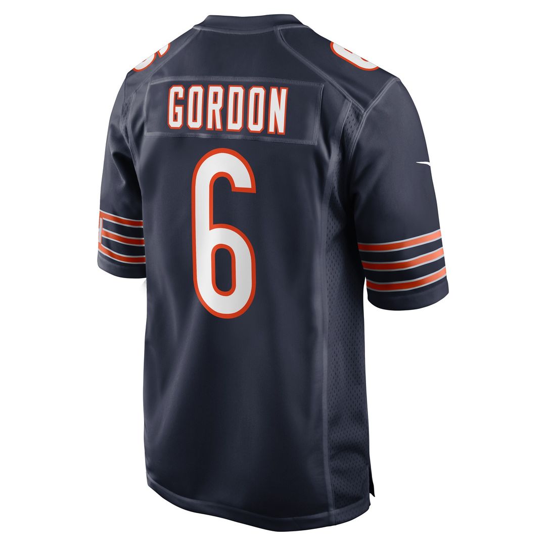 Kyler Gordon Chicago Bears Nike Game Player Jersey - Navy Official NFL Team Apparel Football Fan Gear