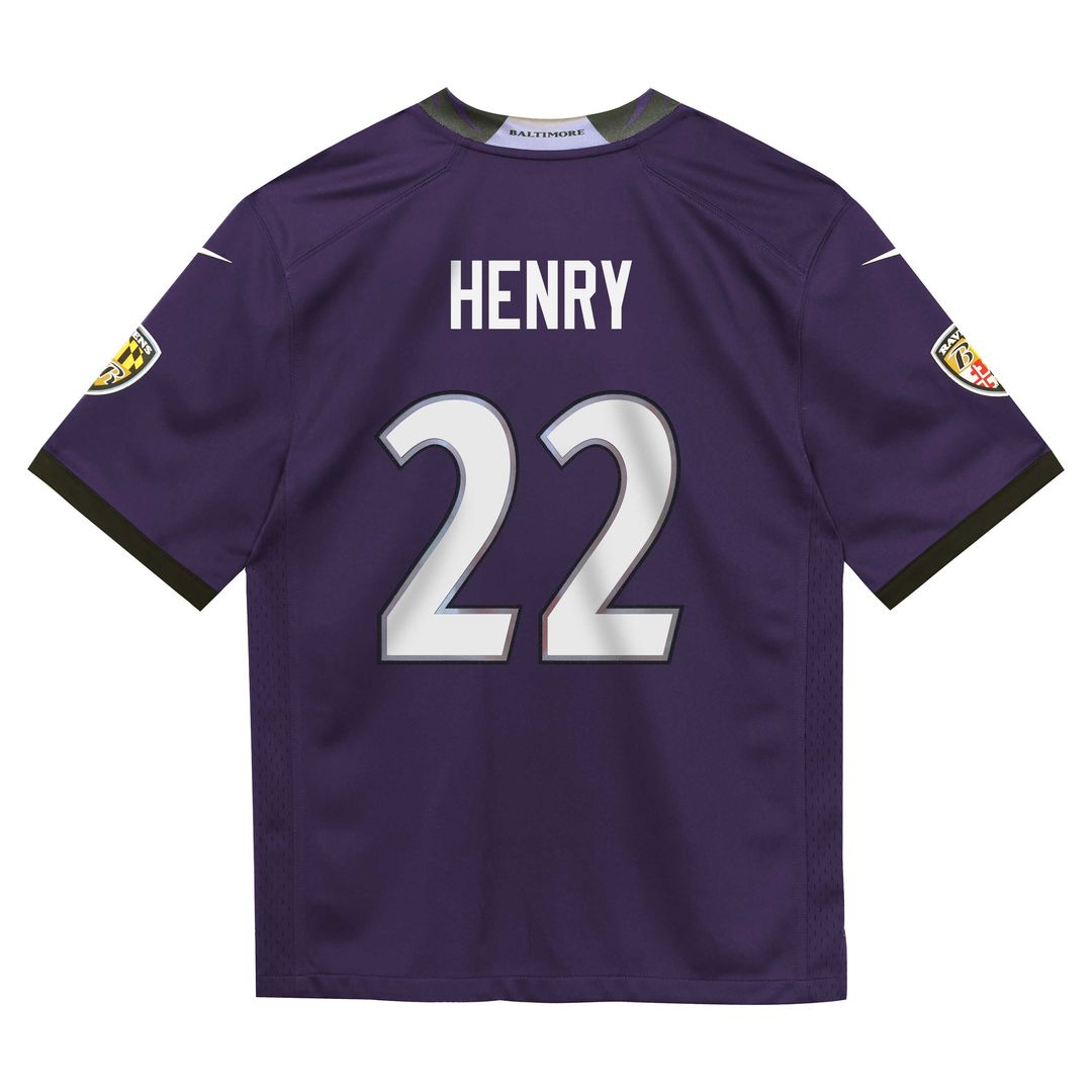 Derrick Henry Baltimore Ravens Nike Infant Team Game Jersey - Purple Official NFL Team Apparel Football Fan Gear