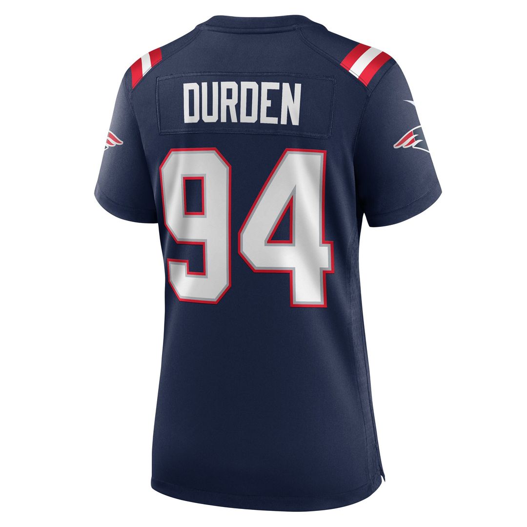 Cory Durden New England Patriots Nike Women's Team Game Jersey - Navy Official NFL Team Apparel Football Fan Gear