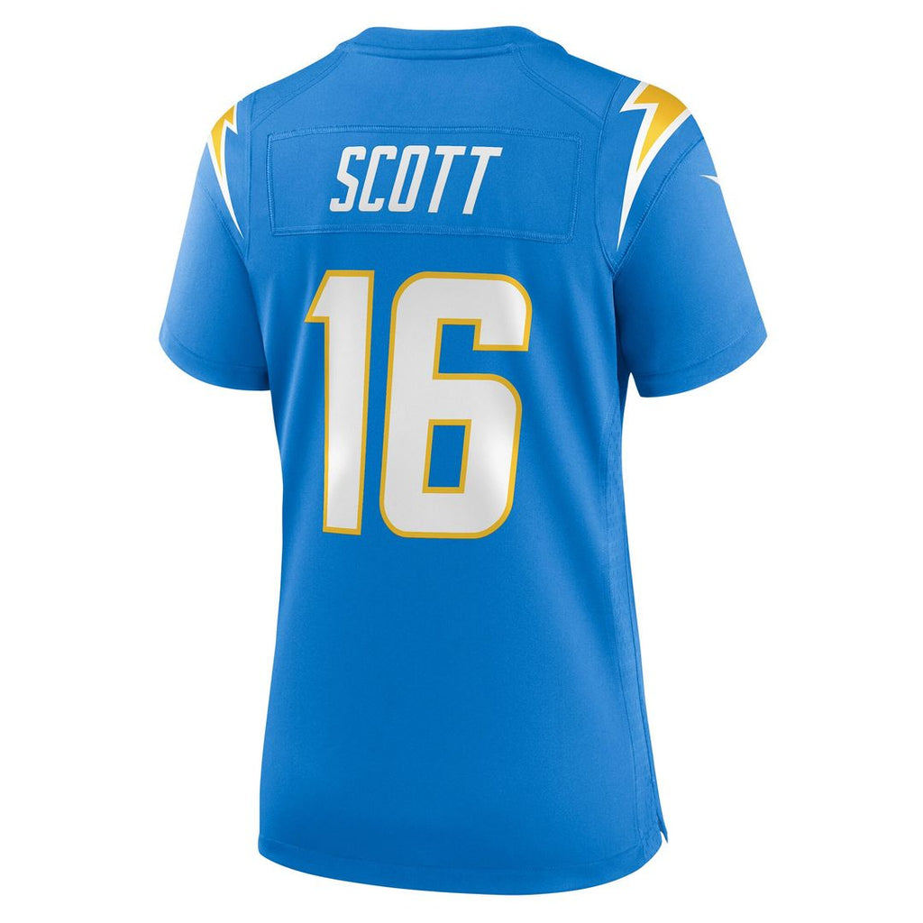 JK Scott Los Angeles Chargers Nike Women's Game Jersey - Powder Blue Official NFL Team Apparel Football Fan Gear