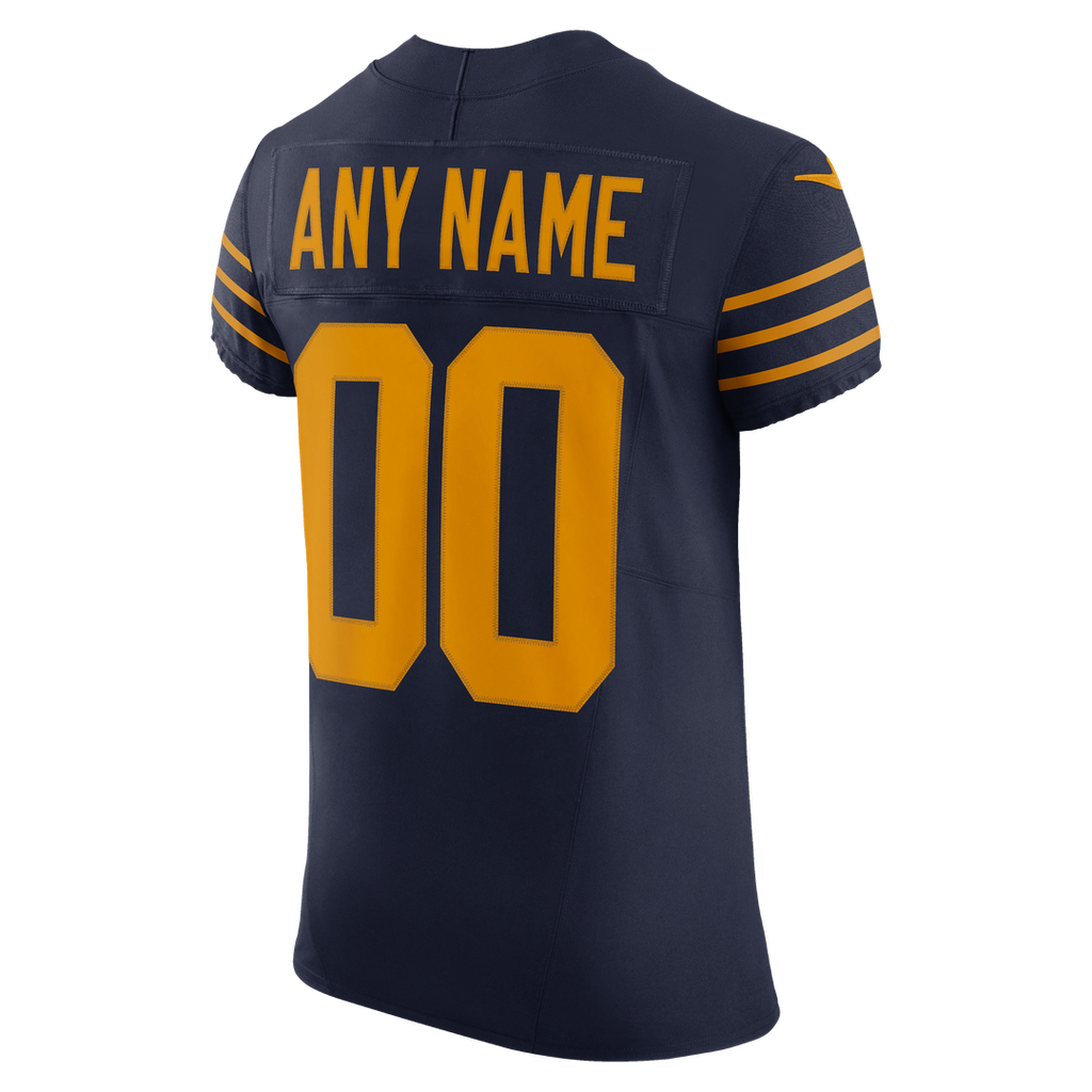 Green Bay Packers Nike Alternate Vapor F.U.S.E. Elite Custom Jersey - Navy Official NFL Team Apparel Football Fan Gear