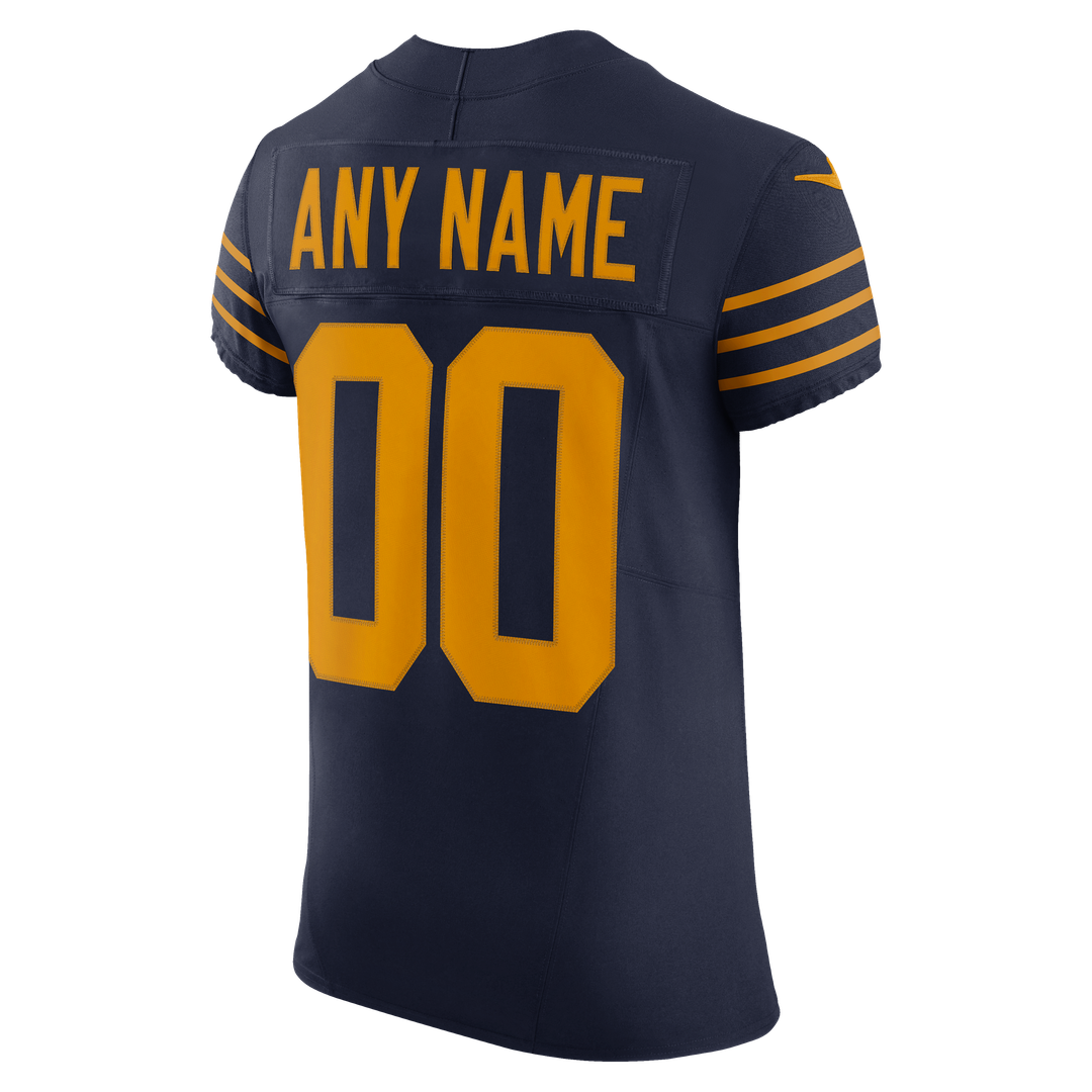 Green Bay Packers Nike Alternate Vapor F.U.S.E. Elite Custom Jersey - Navy Official NFL Team Apparel Football Fan Gear