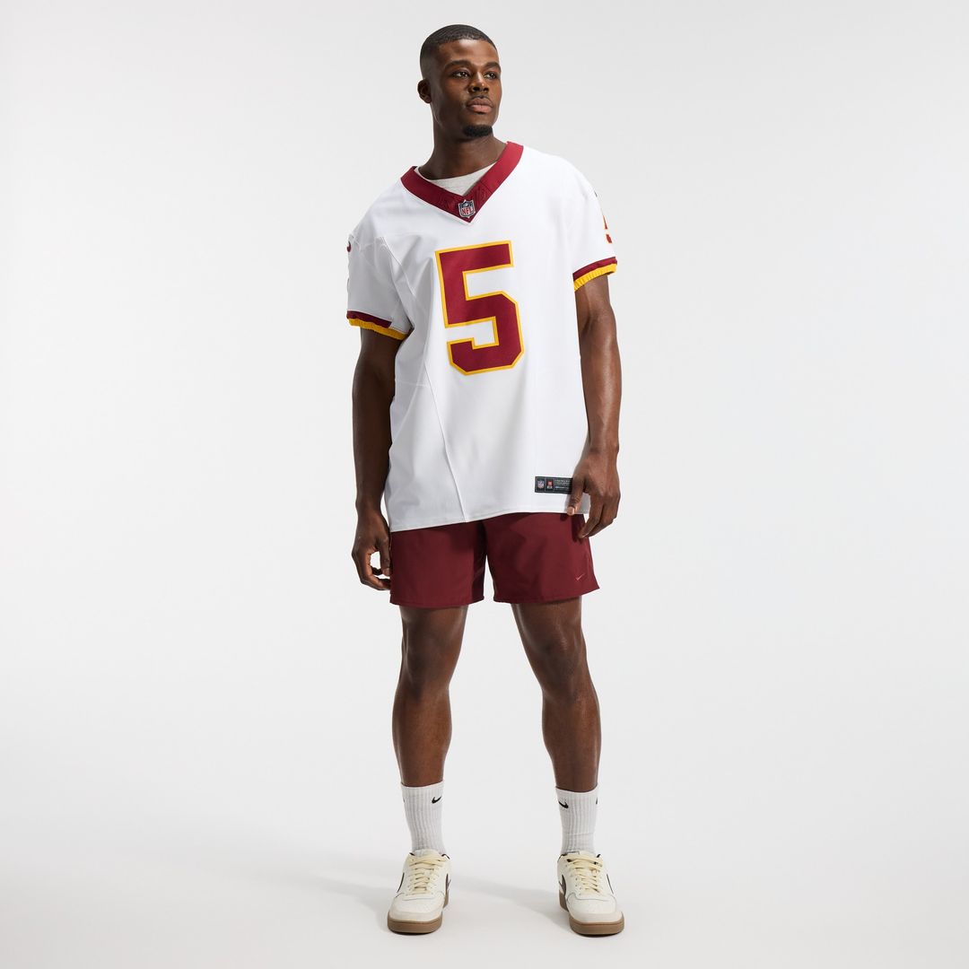 Jayden Daniels Washington Commanders Nike Alternate 2 Super Bowl Era Vapor F.U.S.E. Elite Jersey - White Official NFL Team Apparel Football Fan Gear
