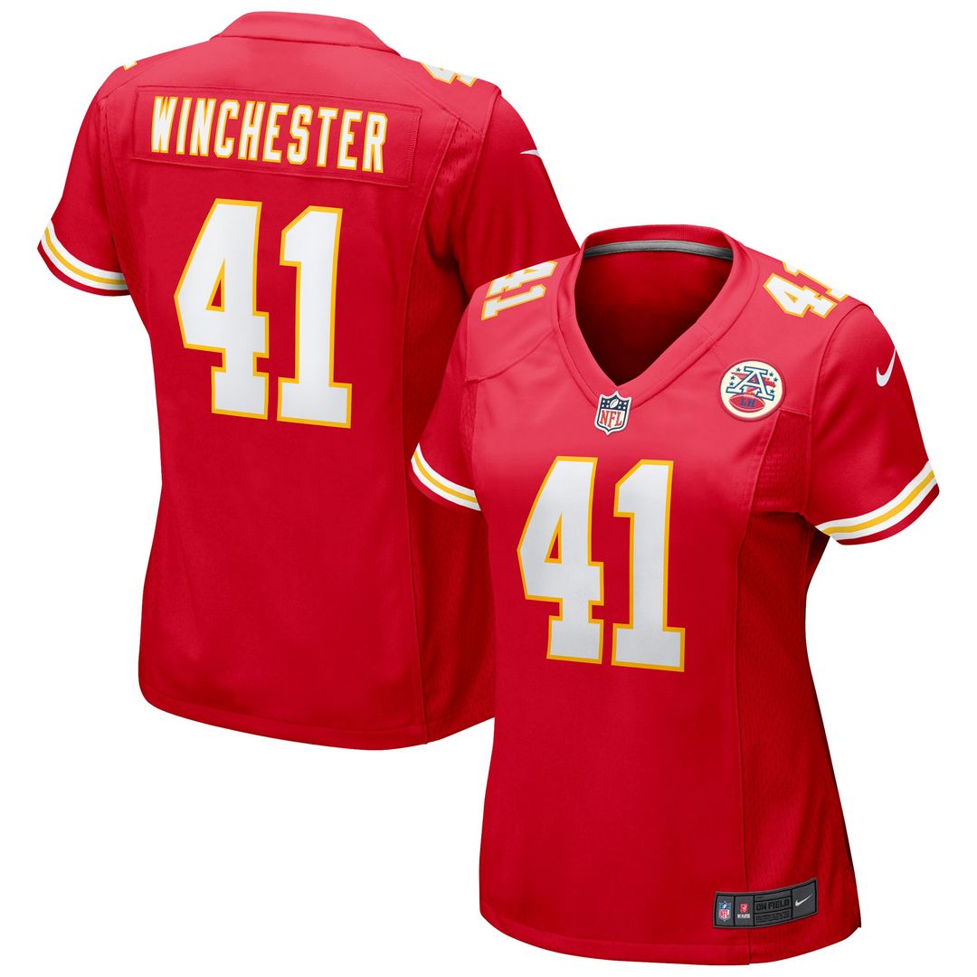 James Winchester Kansas City Chiefs Nike Women's Game Jersey - Red Official NFL Team Apparel Football Fan Gear