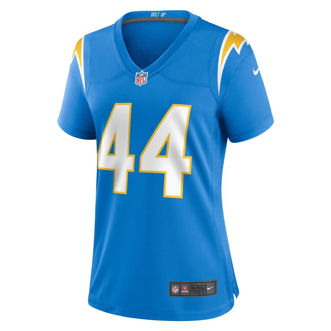 Tanner Muse Los Angeles Chargers Nike Women's Team Game Jersey - Powder Blue Official NFL Team Apparel Football Fan Gear