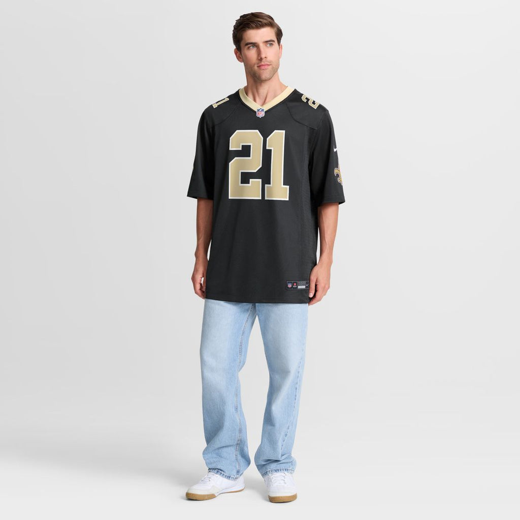 Justin Reid New Orleans Saints Nike Team Game Jersey - Black Official NFL Team Apparel Football Fan Gear