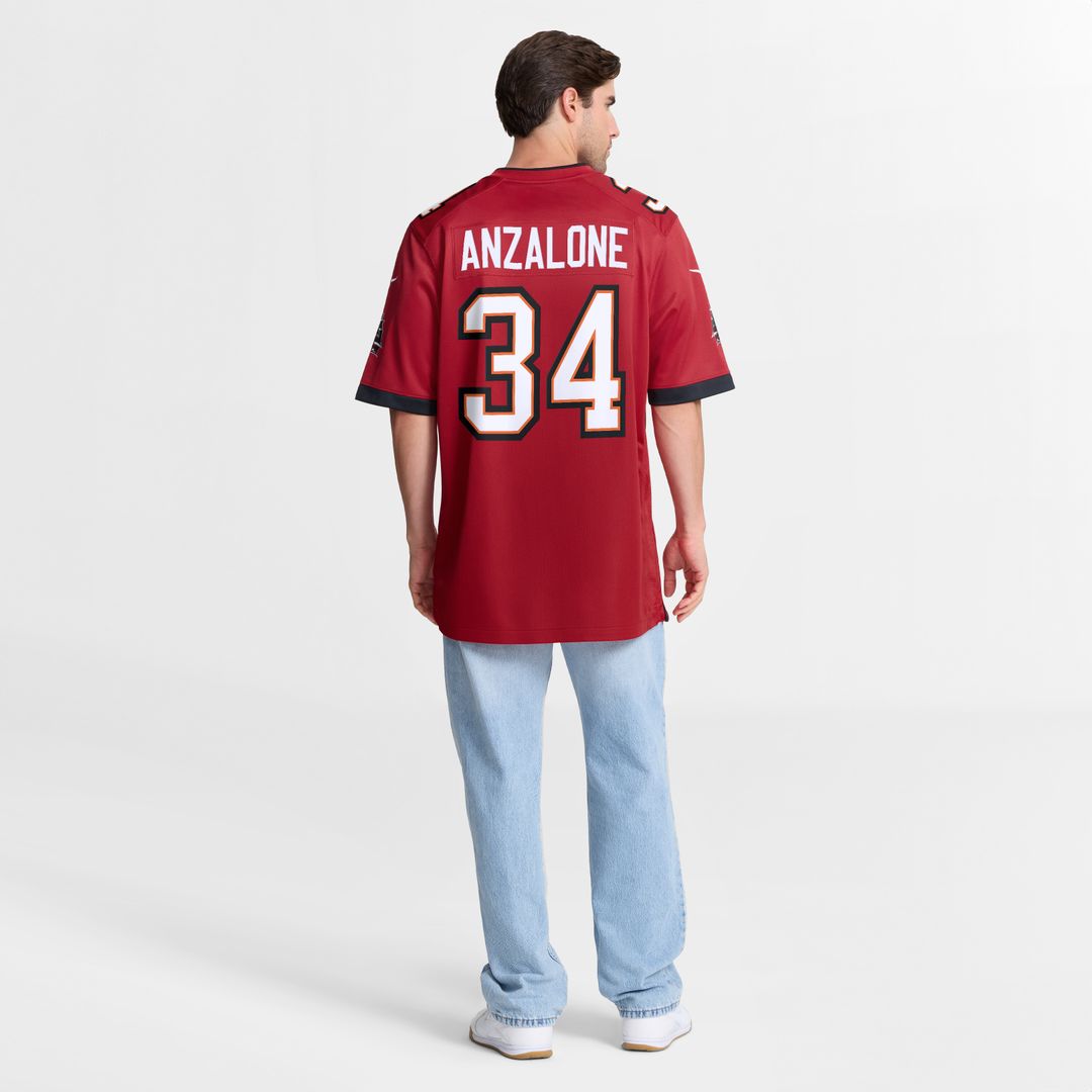 Alex Anzalone Tampa Bay Buccaneers Nike Team Game Jersey - Red Official NFL Team Apparel Football Fan Gear