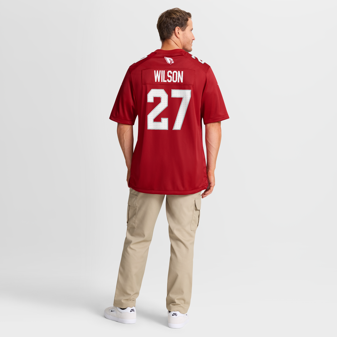 Divaad Wilson Arizona Cardinals Nike Team Game Jersey - Cardinal Official NFL Team Apparel Football Fan Gear
