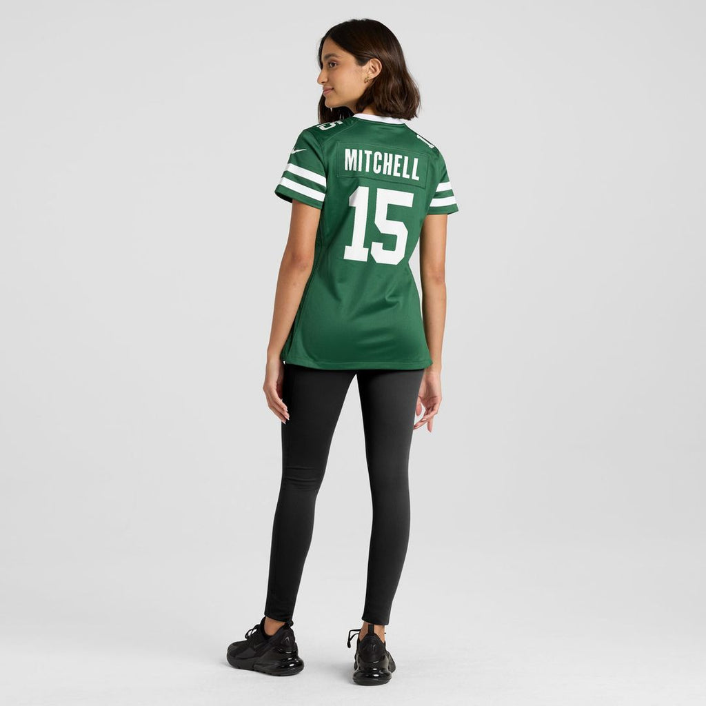 Adonai Mitchell New York Jets Nike Women's Team Game Jersey - Legacy Green Official NFL Team Apparel Football Fan Gear