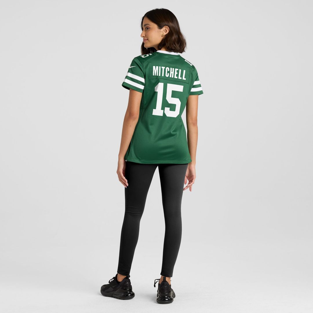 Adonai Mitchell New York Jets Nike Women's Team Game Jersey - Legacy Green Official NFL Team Apparel Football Fan Gear