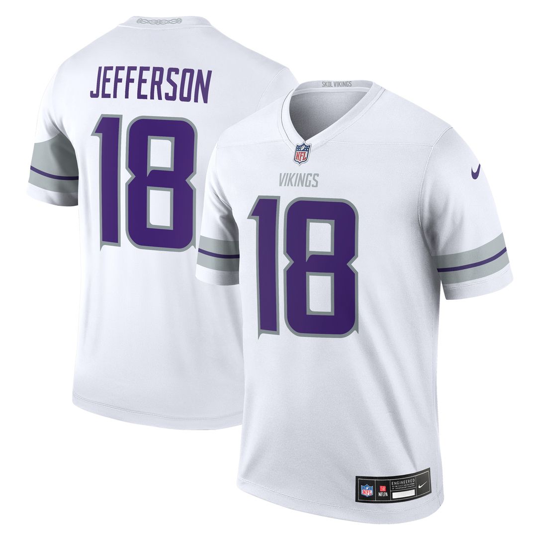 Justin Jefferson Minnesota Vikings Nike Legend Player Performance Top - White NFL Fan Gear Popular Style