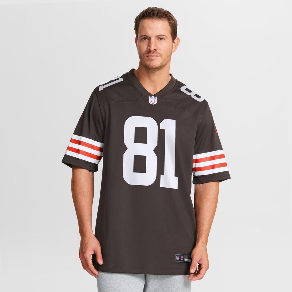Luke Floriea Cleveland Browns Nike Team Game Jersey - Brown Official NFL Team Apparel Football Fan Gear
