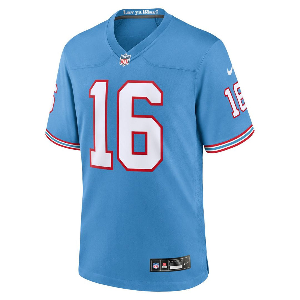 Treylon Burks Tennessee Titans Nike Youth Game Jersey - Light Blue Official NFL Team Apparel Football Fan Gear