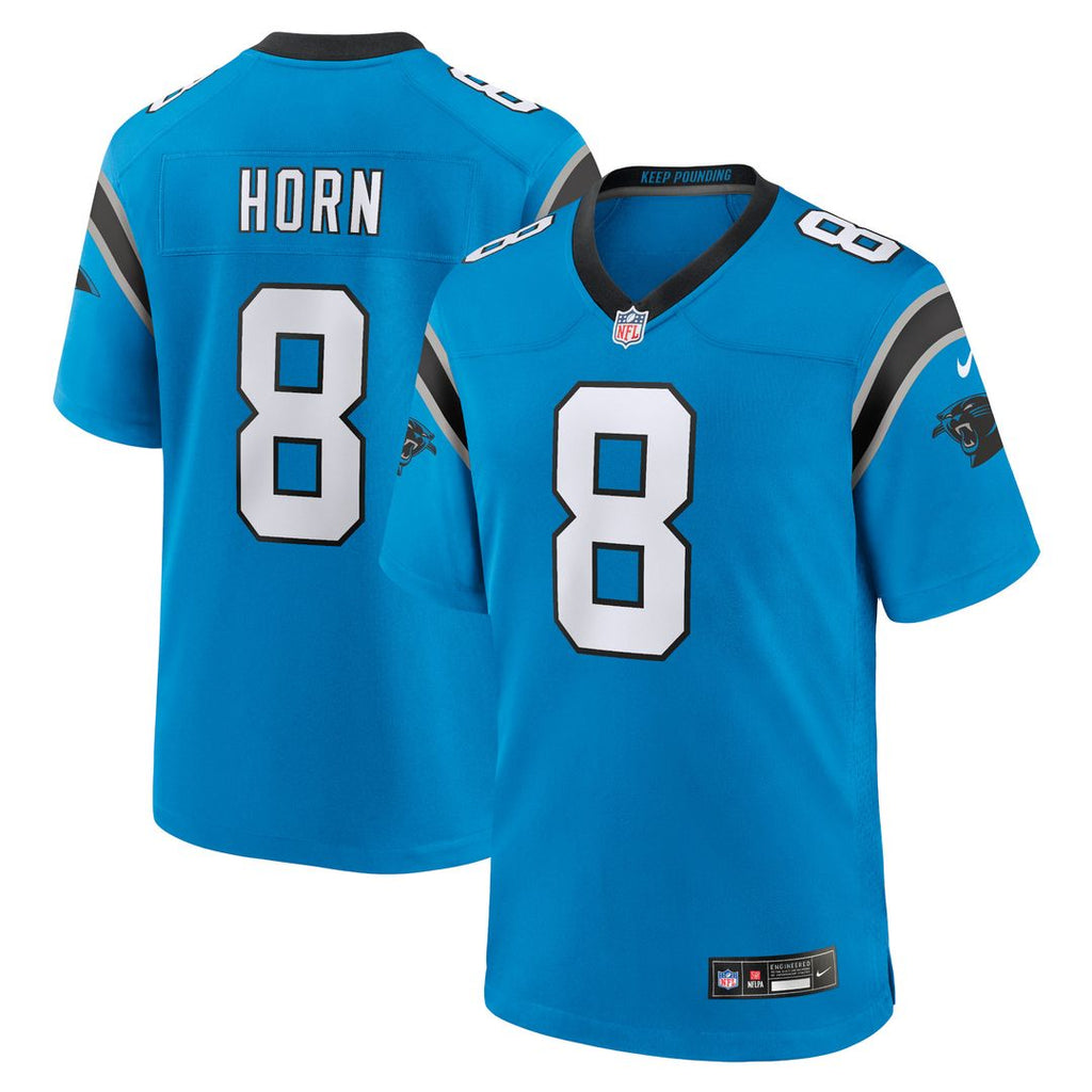 Jaycee Horn Carolina Panthers Nike Alternate Game Jersey - Blue Official NFL Team Apparel Football Fan Gear