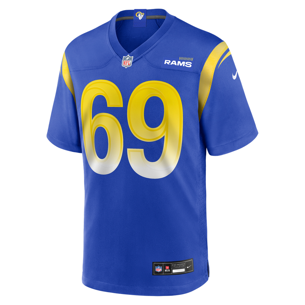 Kevin Dotson Los Angeles Rams Nike Game Jersey - Royal Official NFL Team Apparel Football Fan Gear