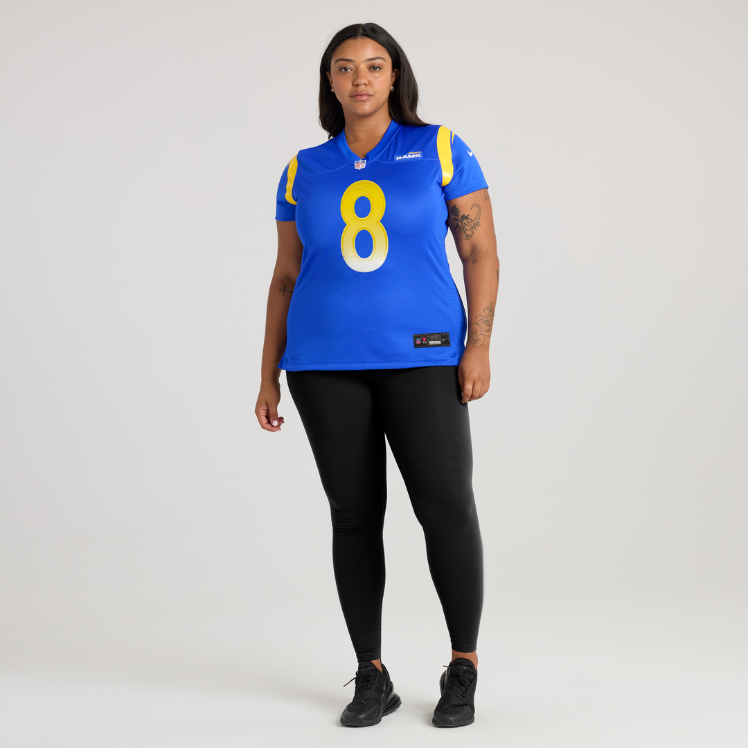 Jared Verse Los Angeles Rams Nike Women's Game Jersey - White Official NFL Team Apparel Football Fan Gear