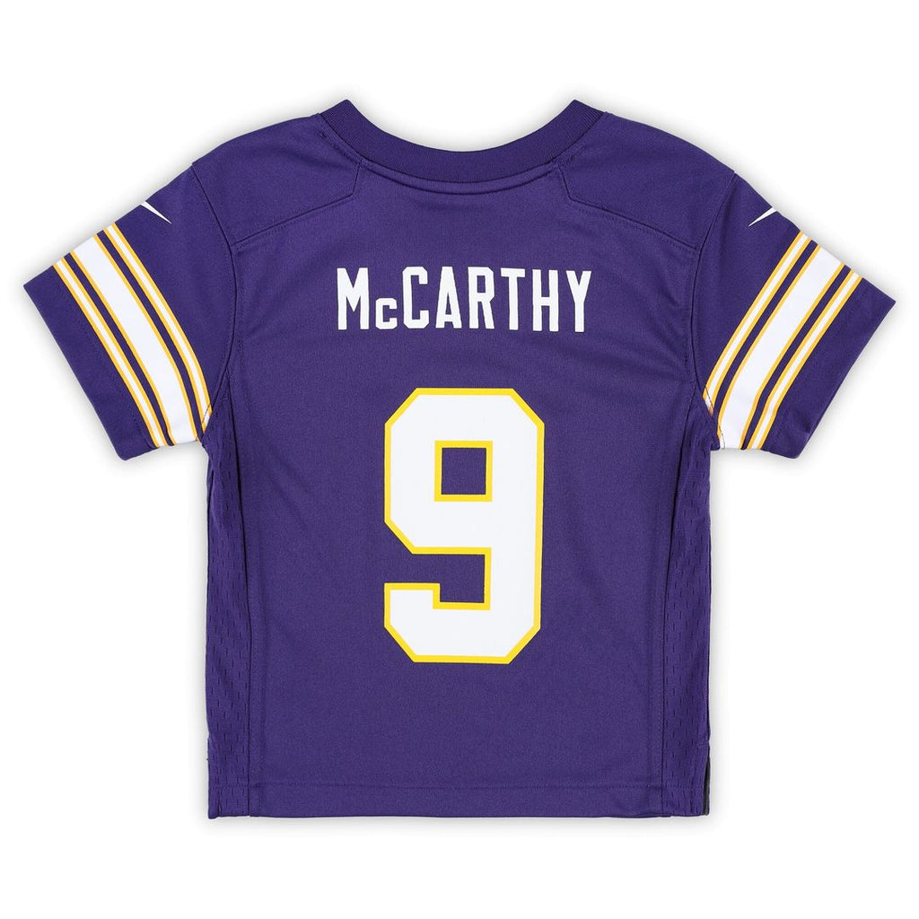 J.J. McCarthy Minnesota Vikings Nike Infant Alternate Player Game Jersey - Purple Official NFL Team Apparel Football Fan Gear