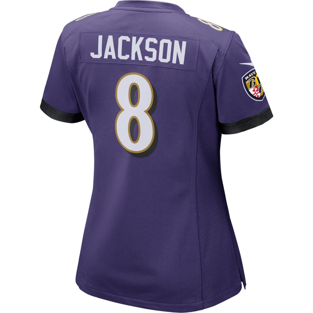 Lamar Jackson Baltimore Ravens Nike Women's Game Jersey - Purple Official NFL Team Apparel Football Fan Gear
