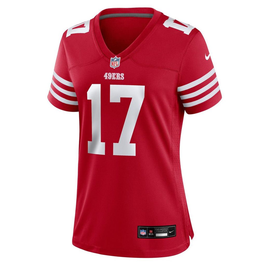 Jordan Watkins San Francisco 49ers Nike Women's Team Game Jersey - Scarlet Official NFL Team Apparel Football Fan Gear