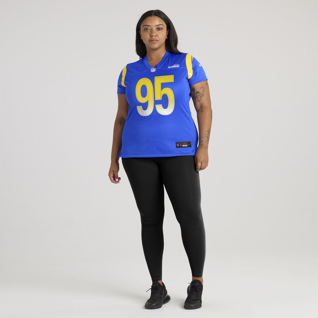 Poona Ford Los Angeles Rams Nike Women's Team Game Jersey - Royal Official NFL Team Apparel Football Fan Gear