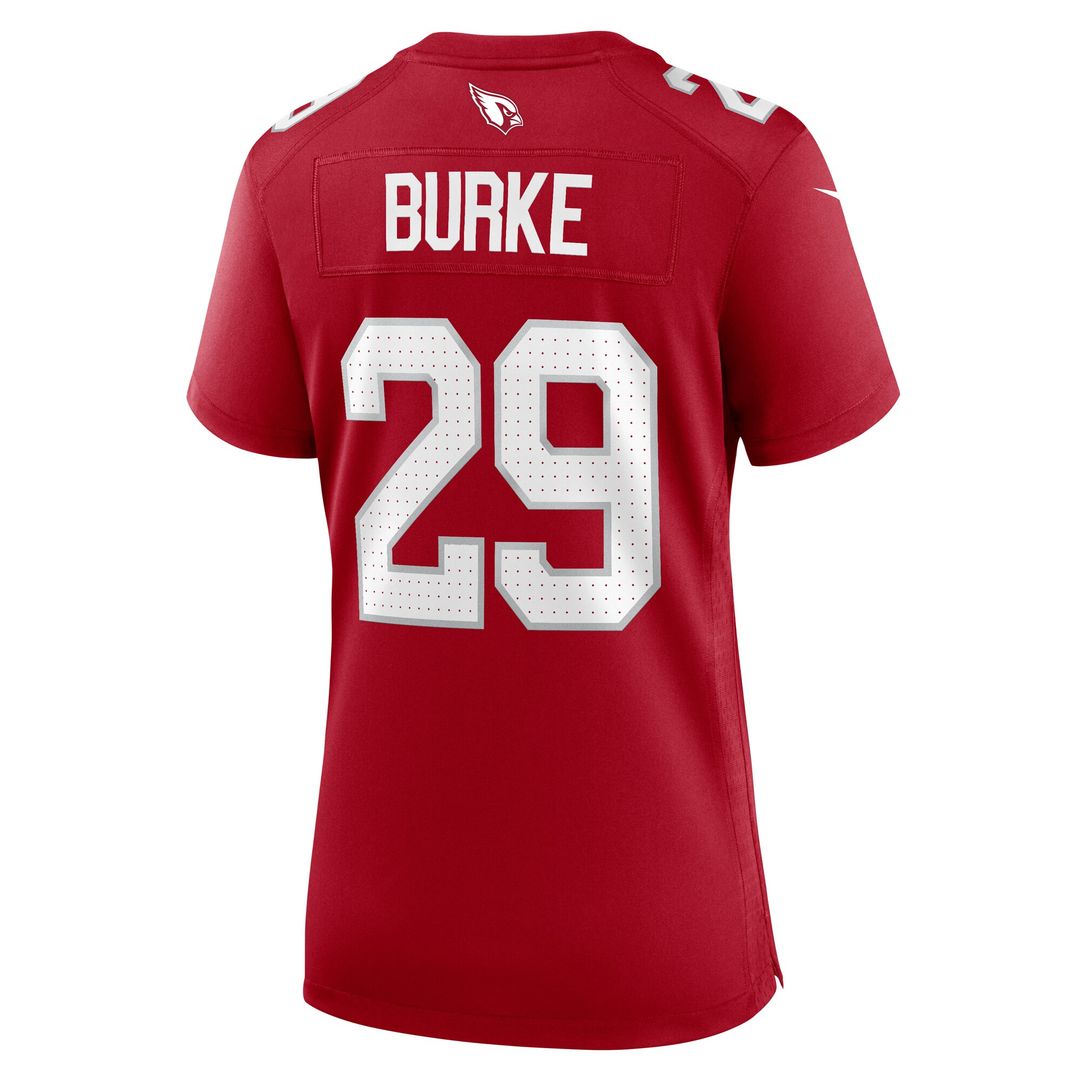 Denzel Burke Arizona Cardinals Nike Women's Team Game Jersey - Cardinal Official NFL Team Apparel Football Fan Gear