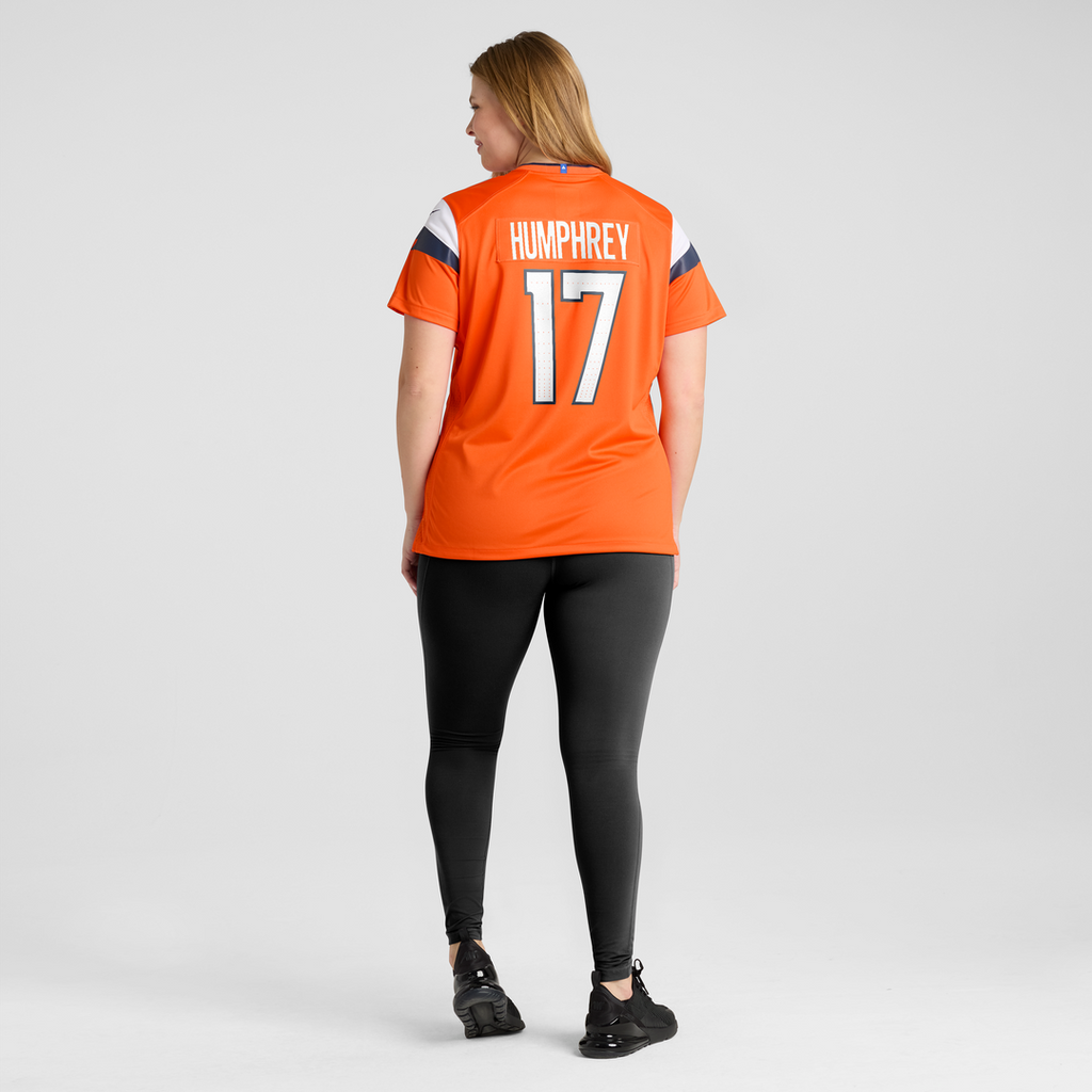 Lil'Jordan Humphrey Denver Broncos Nike Women's Team Game Jersey - Orange Official NFL Team Apparel Football Fan Gear