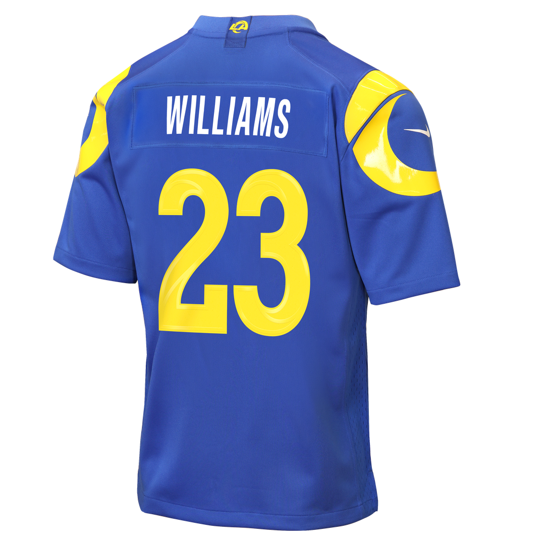 Kyren Williams Los Angeles Rams Nike Youth Game Jersey - White Official NFL Team Apparel Football Fan Gear