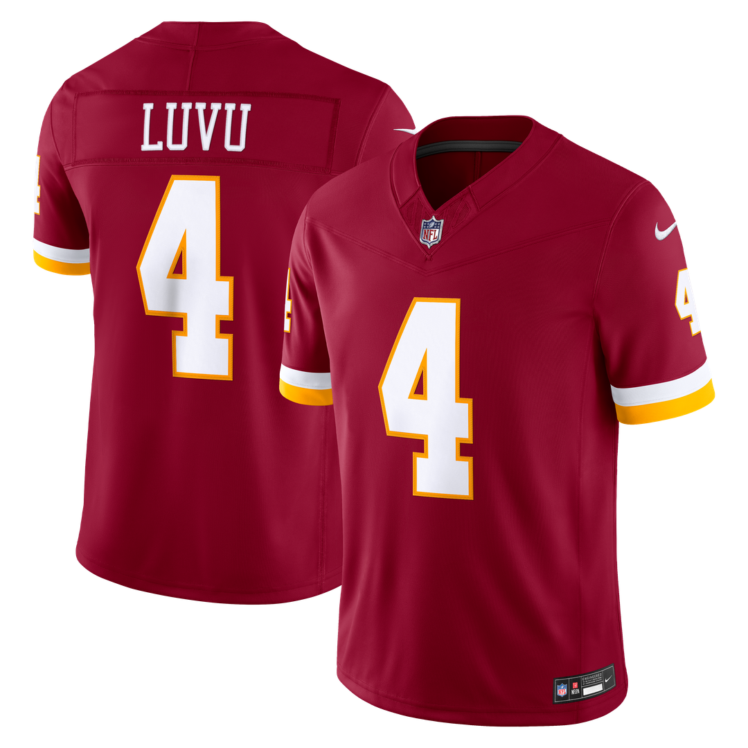 Frankie Luvu Washington Commanders Nike Vapor F.U.S.E. Stitched Limited Jersey - Burgundy Official NFL Team Apparel Football Fan Gear