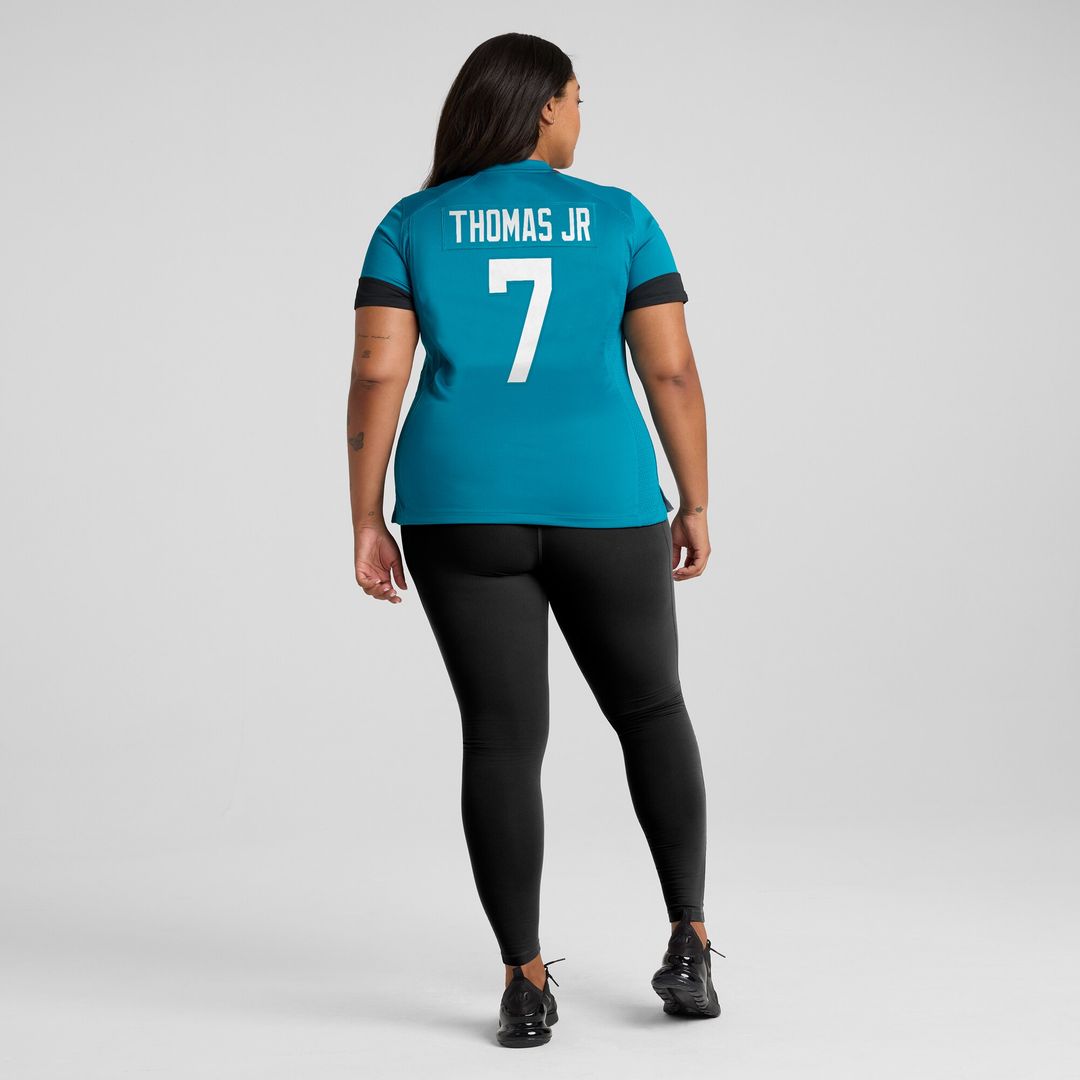 Brian Thomas Jr. Jacksonville Jaguars Nike Women's Game Jersey - Teal Official NFL Team Apparel Football Fan Gear
