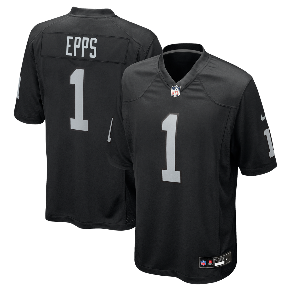 Marcus Epps Las Vegas Raiders Nike Game Player Jersey - Black Official NFL Team Apparel Football Fan Gear