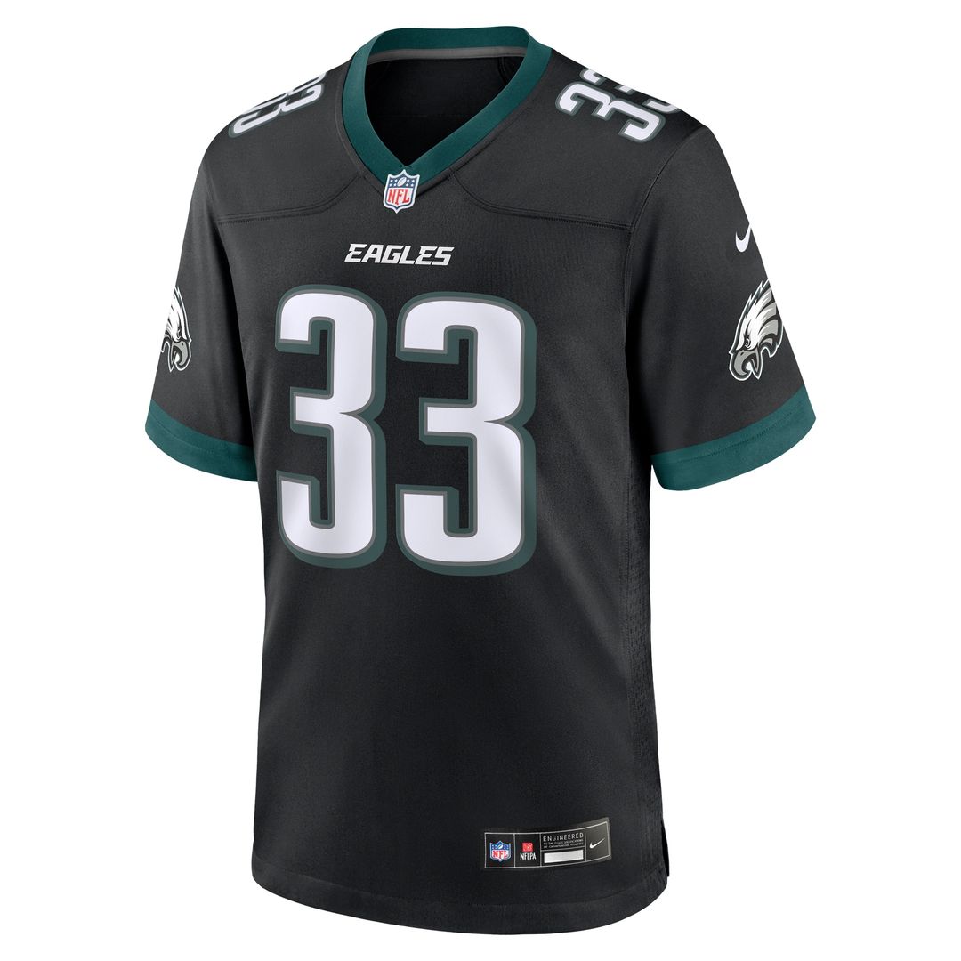 Cooper DeJean Philadelphia Eagles Nike Alternate Player Game Jersey - Black Official NFL Team Apparel Football Fan Gear