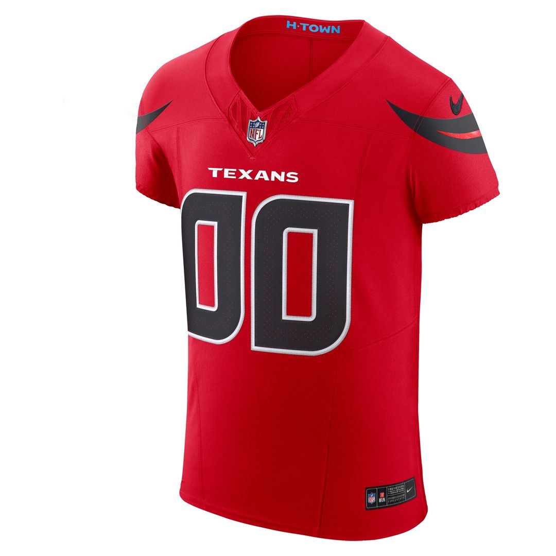 Houston Texans Nike Alternate Vapor F.U.S.E. Elite Custom Jersey - Red Official NFL Team Apparel Football Fan Gear