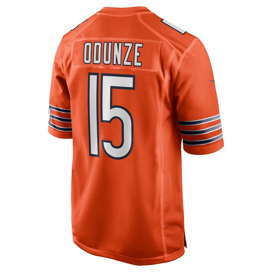Rome Odunze Chicago Bears Nike Alternate Game Jersey - Orange Official NFL Team Apparel Football Fan Gear