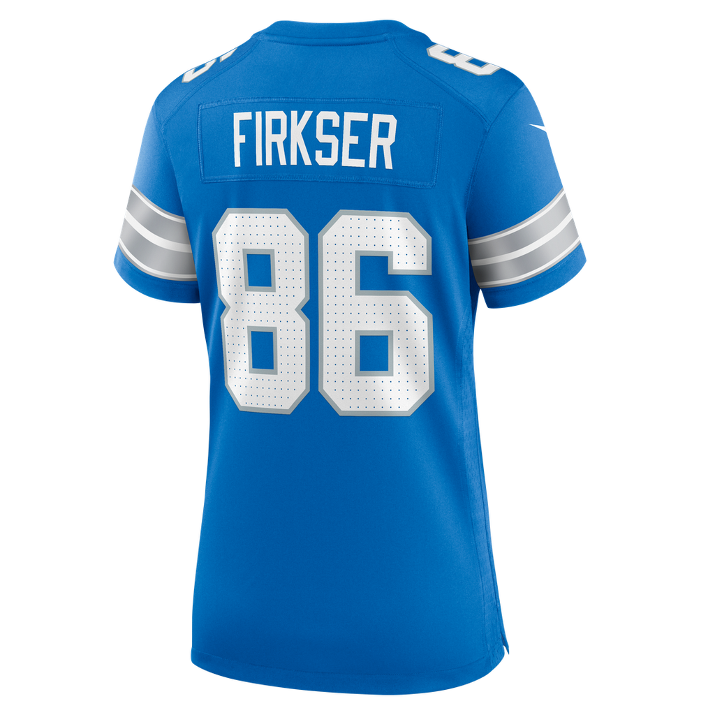 Anthony Firkser Detroit Lions Nike Women's Team Game Jersey - Blue Official NFL Team Apparel Football Fan Gear