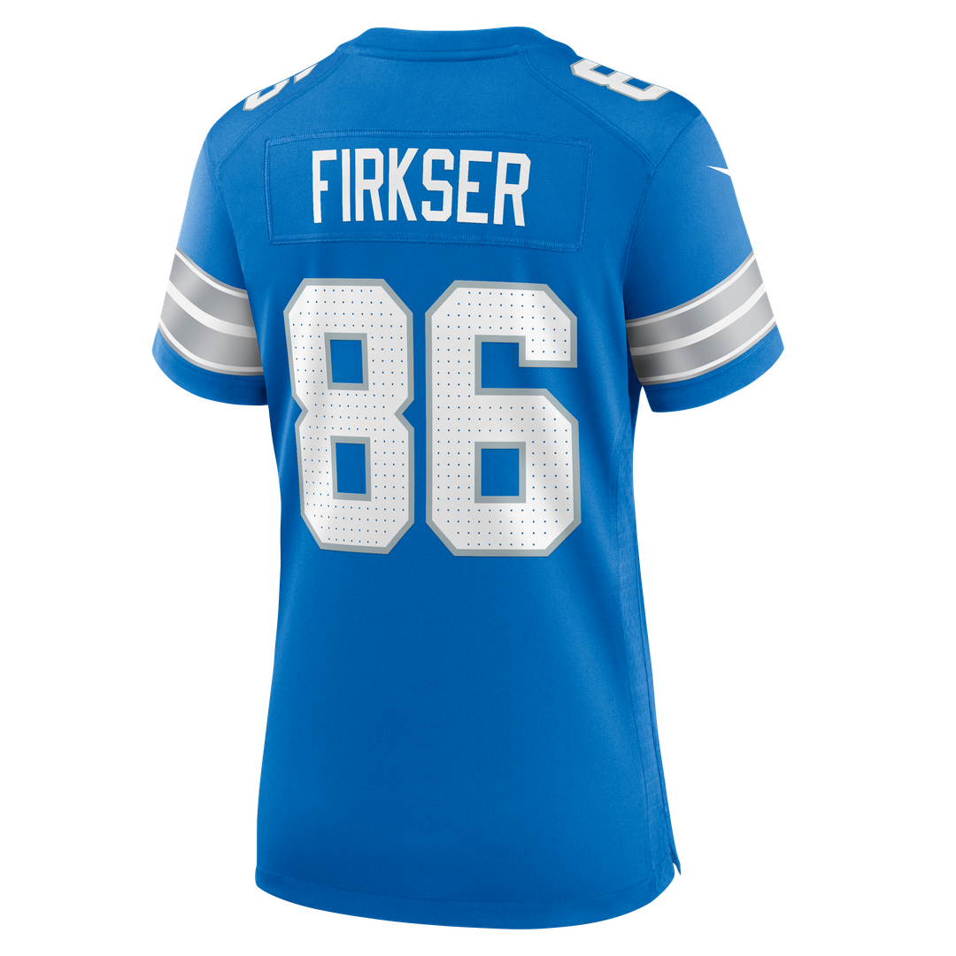 Anthony Firkser Detroit Lions Nike Women's Team Game Jersey - Blue Official NFL Team Apparel Football Fan Gear