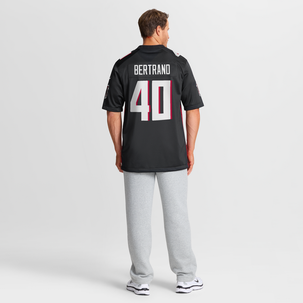 JD Bertrand Atlanta Falcons Nike Team Game Jersey - Black Official NFL Team Apparel Football Fan Gear